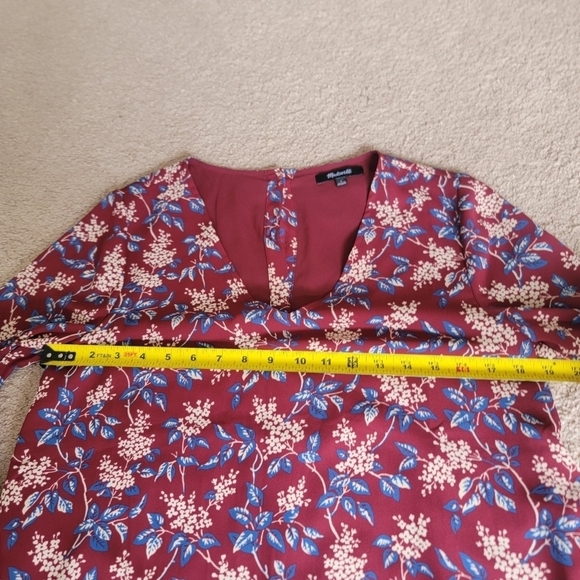 Madewell Button-Back Dress in Antique Flora S - Picture 10 of 13